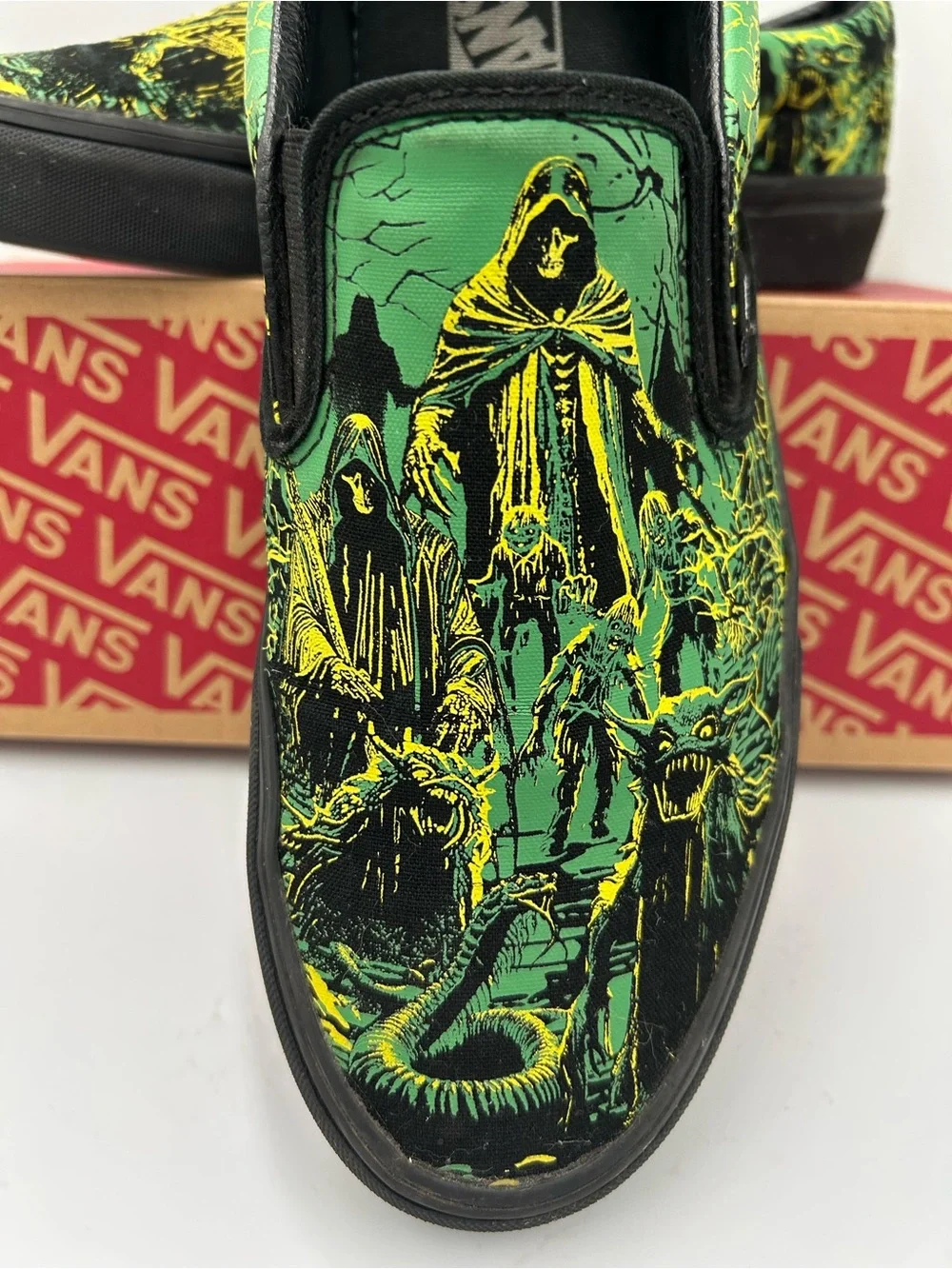 Vans slip loafers